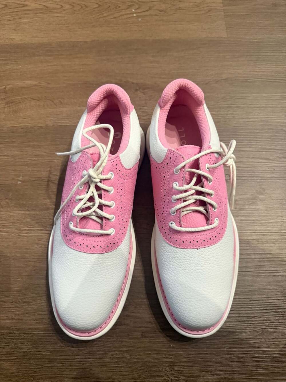 Sstroll Golf Shoes White and Pink Size 9.5